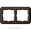 Merten Antik_Рамка 2-ая (коричневый)